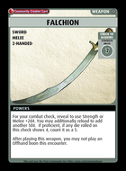 Falchion - Custom Card