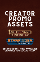 Pathfinder Infinite & Starfinder Infinite Promotional Graphics