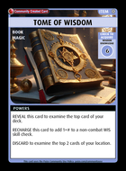 Tome Of Wisdom - Custom Card