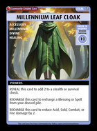 Millennium Leaf Cloak - Custom Card
