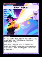 Light Beam - Custom Card