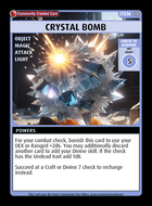 Crystal Bomb - Custom Card