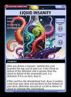 Liquid Insanity - Custom Card