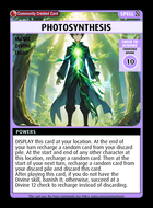 Photosynthesis - Custom Card