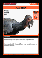 Axe Beak - Custom Card