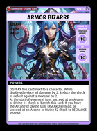 Armor Bizarre - Custom Card