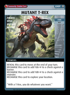 Mutant T-rex - Custom Card