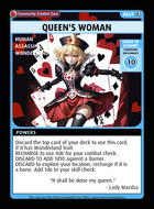 Queen's Woman - Custom Card