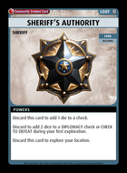 Sheriff’s Authority - Custom Card