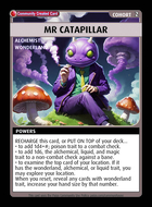 Mr Catapillar - Custom Card