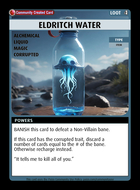 Eldritch Water - Custom Card