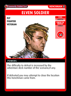 Elven Soldier - Custom Card