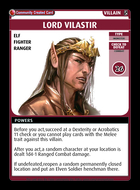 Lord Vilastir - Custom Card
