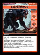 Bandersnatch  - Custom Card