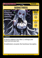 Seductress - Custom Card