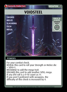 Voidsteel - Custom Card