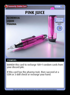 Pink Juice - Custom Card