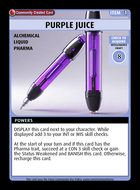 Purple Juice - Custom Card