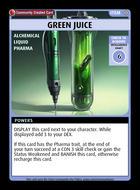 Green Juice - Custom Card