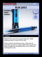 Blue Juice - Custom Card