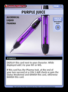 Purple Juice  - Custom Card
