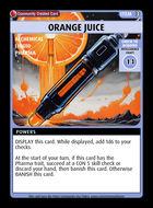 Orange Juice - Custom Card