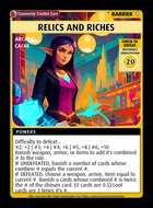 Relics And Riches - Custom Card