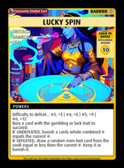 Lucky Spin - Custom Card