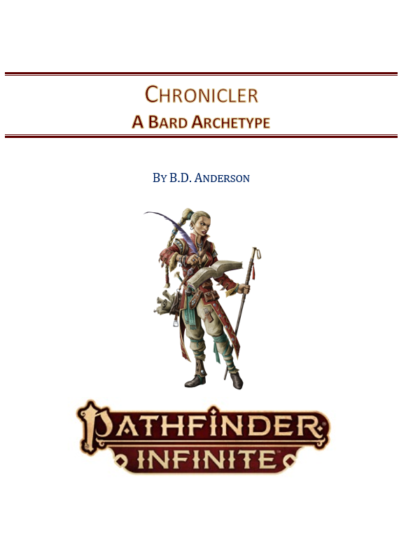 Chronicler: A Bard Archetype - Paizo | Pathfinder and Starfinder ...