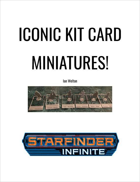 Starfinder 1e Iconic Kit Card Miniatures - Paizo | Pathfinder and ...