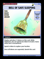 Bell Of Safe Sleeping - Custom Card