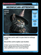 Cat Apprentice - Custom Card