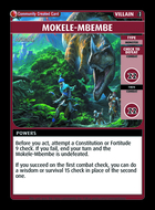 Mokele-mbembe - Custom Card
