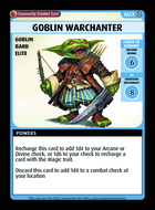Goblin Warchanter - Custom Card