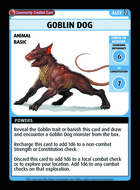 Goblin Dog - Custom Card