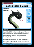 Goblin Snake Shaman - Custom Card