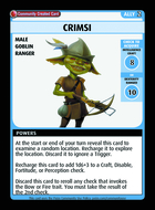 Crimsi - Custom Card
