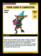 Your Card Is Completed - Custom Card