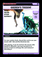 Gozreh's Trident - Custom Card