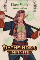 Elven Monk 02 Stock Character Art