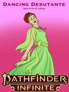 Dancing Debutante Stock Art + Token