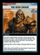 The Iron Dwarf - Custom Card