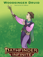 Woodsinger Druid Stock Art + Token
