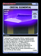 Cristal Elemental - Custom Card
