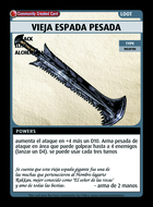 Vieja Espada Pesada - Custom Card
