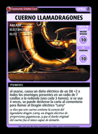 Cuerno Llamadragones - Custom Card