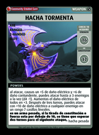 Hacha Tormenta - Custom Card