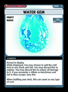 Water Gem - Custom Card