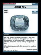 Giant Gem - Custom Card