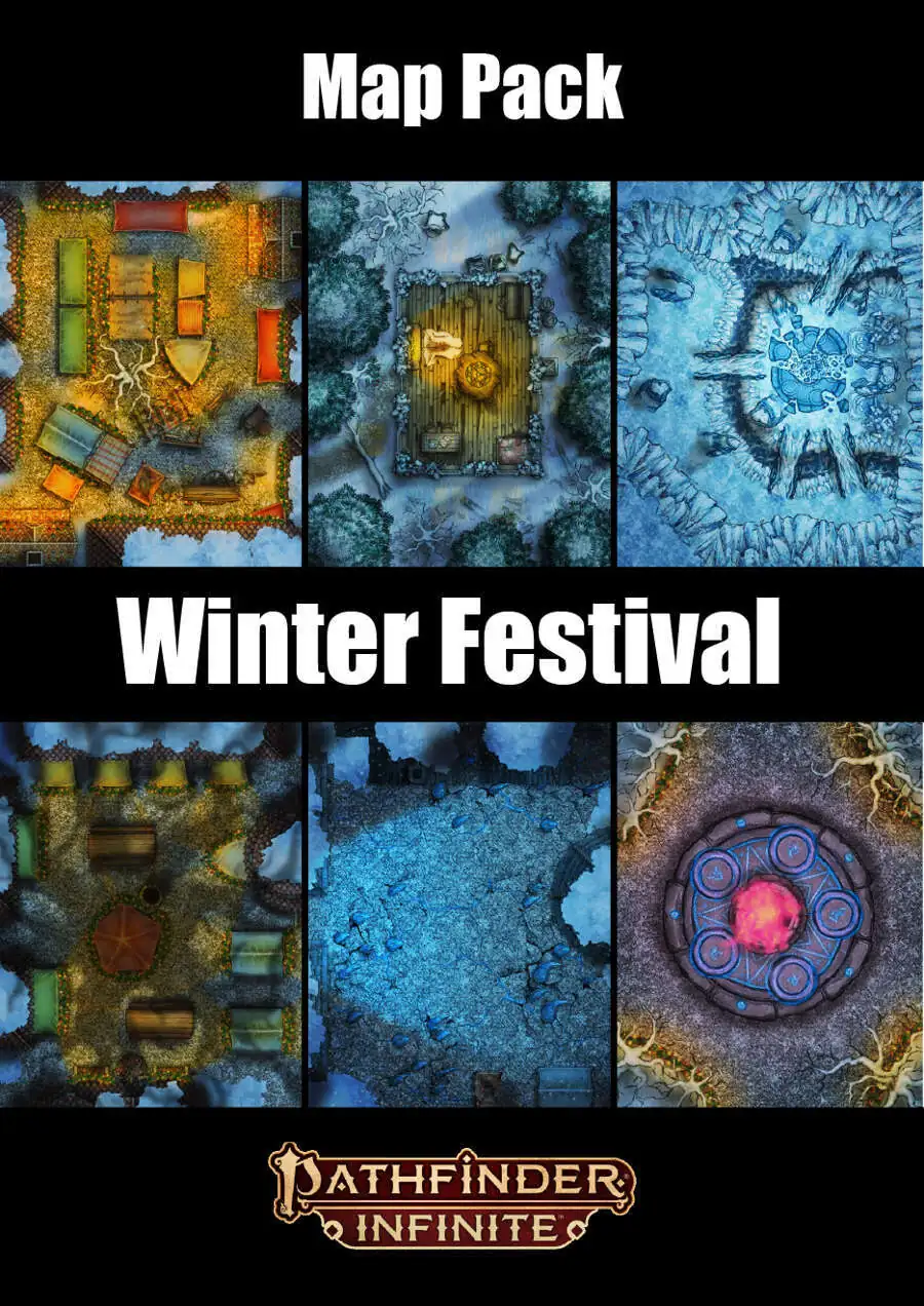 Pathfinder Cold Map Winter Festival Map Pack - Paizo | Pathfinder and Starfinder Infinite ...